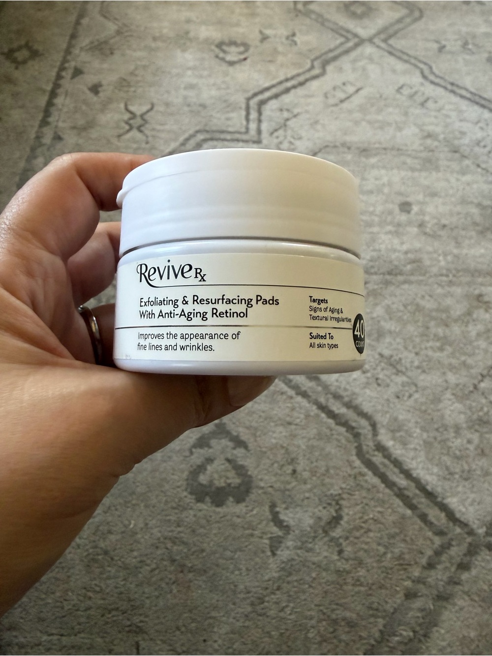 ReviveRx Exfoliating & Resurfacing Pads with Anti-Aging Retinol
